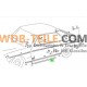 Set dorpelrubbers inclusief eindkappen voor bestuurdersportier, passagiersdeur W123 C123 CE CD Coupé Coupe Set dorpelrubbers inclusief eindkappen voor bestuurdersportier, passagiersdeur W123 C123 CE CD Coupé Coupe