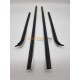 Pair of sealing rails for front and rear inner doors suitable for Mercedes-Benz W123 C123 CE CD Coupe