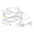 Repro sunroof seal depan cocok untuk Mercedes W123 W108 W109 W116 W115 W114 A1087820098