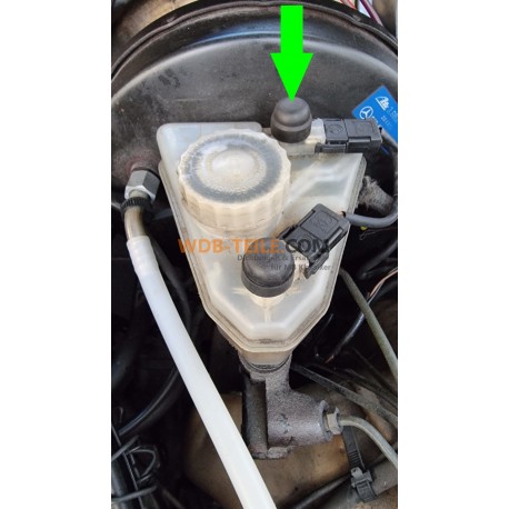 Tapón de protección depósito de líquido de frenos apto para Mercedes-Benz W107 W201 W126 W124 A0014312687