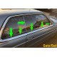 Jeu de joints de vitre vitre latérale vitre arrière adaptable pour Mercedes Benz W123 C123 Coupé CE CD