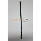 Rubber seal between rain gutter and right front wall pillar suitable for Mercedes W123 C123 CE CD Coupé