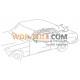 Set Penyegelan Hujan Strip Dinding Depan Pilar Kanan Kiri Cocok untuk Mercedes W123 C123 CE CD A1236980398 A1236980498