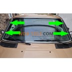 Set of sealing rain strips front wall pillar right left suitable for Mercedes W123 C123 CE CD A1236980398 A1236980498