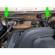 Set med avloppsslangar passar Mercedes W123 S123 C123 Kombi Coupe Sedan A1238320694 A1238320594