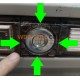 Cobertura de faixa de luz na trava traseira adequada para Mercedes-Benz W140 C140 SE SEL SEC A1407500037 A140 750 0037