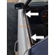 Conjunto de calhas de vedação interior da porta adequado para Mercedes W107 SL C107 SLC Coupé A1077252365 A1077252465