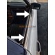 Set de șine de etanșare interioare pentru uși potrivite pentru Mercedes W107 SL C107 SLC Coupé A1077252365 A1077252465