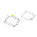 Uszczelka ramki szyby przedniej uszczelka przedniej szyby W123 S123 A1236700039