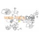 Headlight seal suitable for Mercedes W126 S-Class SEC Coupe A0018261480