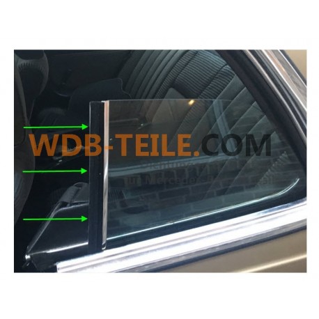 Mercedes W123 C123 123 Coupé CE CD'si için pencerede dikey sızdırmazlık contası