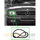 Gasket lampu depan penyegel cocok untuk Mercedes W126 S-class SEC Coupe A0018261480