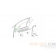 Sealing rail side window front outer suitable for Mercedes S-Class W140 SE SEL A1407201424