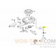 Manguera superior del filtro de aire/filtro silenciador a la válvula de corte de combustible, compatible con Mercedes W123 230E