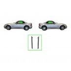 Conjunto de vedação, quadro de vedação do vidro traseiro esquerdo/direito compatível com Mercedes R170 SLK A1706700239