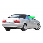 Tätning Tätningsram Bakruta Passagerarsida höger passande för Mercedes W208 A208 CLK Cabriolet A2086700239