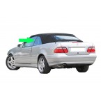 Etanșare cadru de etanșare geam spate partea șofer stânga potrivit pentru Mercedes W208 A208 CLK Cabrio A2086700139