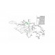 Durite clapet d'air supplémentaire sur répartiteur de ralenti compatible avec Mercedes W201 190E W123 W124 M102 230 A1020941782