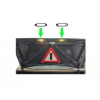 Jeu de joints d'étanchéité pour éclairage de plaque d'immatriculation compatible avec Mercedes W123 S123 C123