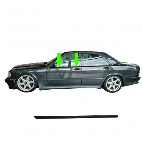 Mercedes afdichtingsstrip, raamgeleiderafdichting, exterieur, W201 190E 190D A2017250565