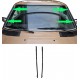 Sealing set for drip rail front pillar right and left suitable for Mercedes W123 C123 CE CD A1236980398 A1236980498