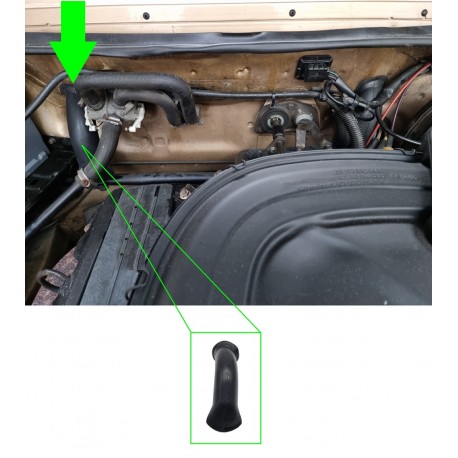 Manguera de desagüe derecha compatible con Mercedes W123 S123 C123 Kombi Coupé Limusina A1238320694