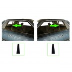 Sats med tätningslister till bakrutan passar Mercedes W107 C107 SLC Coupé A1076730224 A1076730124