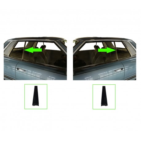 Arka yan cam contası, Mercedes W107 C107 SLC Coupé modellerine uygundur, A1076730224 A1076730124