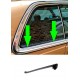 Afdichtstrip zijruit achter buiten rechts passend voor Mercedes W123 C123 230CE 280CE 300CD Coupé A1236701038