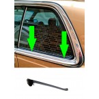 Faixa de vedação para o vidro traseiro esquerdo, compatível com Mercedes W123 C123 230CE 280CE 300CD Coupé A1236700938