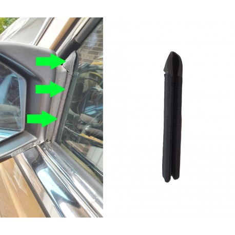 Joint d'étanchéité pour rail de guidage de vitre latérale, compatible avec Mercedes W123 C123 Coupé CE CD A1237200117
