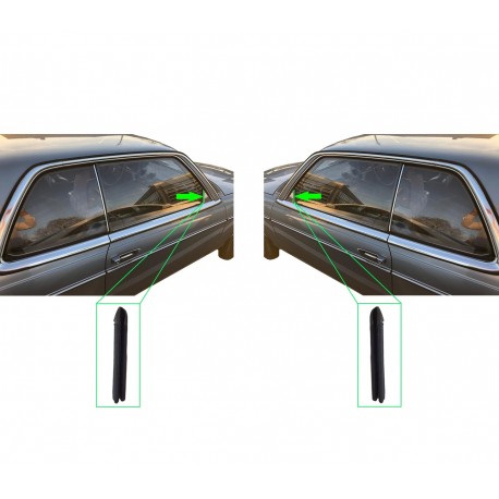 Joint d’étanchéité, joint de rail de guidage de vitre latérale, compatible avec Mercedes W123 C123 CE CD Coupé A1237200117