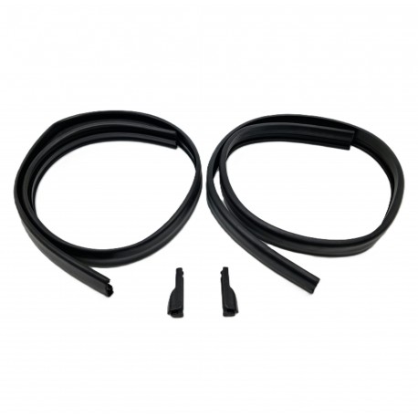 Jeu de joints de seuil avec capuchons d'extrémité, adapté pour Mercedes W123 S123 Berline et Break T-Model
