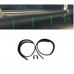 Conjunto de vedações de soleira, incluindo tampas de extremidade para porta do motorista e porta do passageiro Mercedes W123