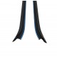 Seal set for inner sealing rail of side windows, left and right, fits Mercedes W123 C123 CE CD 1236730965 1236731065