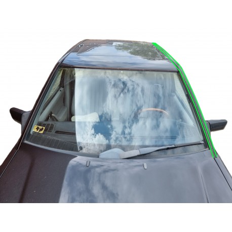 Guarnizione di tenuta per deflettore acqua della modanatura di finitura sul lato sinistro del tetto, adatta per Mercedes W201