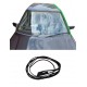 Junta de vedação para friso decorativo defletor de água no teto esquerdo compatível com Mercedes W201 190E 190D A2016903762