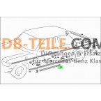 Sızdırmazlık profili conta eşik kapı yolcu kapısı sürücü kapısı Mercedes W123 S123 Kombi Sedan Station Wagon Limuzin için uygun