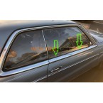 Mercedes Benz sealing rail seal window shaft A1237250265 W123 C123 CE CD Coupé W107 SL SLC R107 W126 C126 SEC