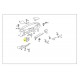 Interrupteur à rosette d'origine sur le couvercle de l'interrupteur d'éclairage du tableau de bord W201 190E 190D A2016890780