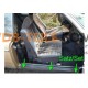 Perfil de vedação soleira vedação da porta do motorista porta do passageiro adequado para Mercedes W123 C123 CE CD Coupé
