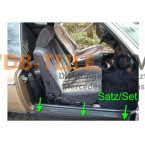 Dichtungsprofil Schweller Abdichtung Fahrertür Beifahrertür passend für Mercedes W123 C123 CE CD Coupé