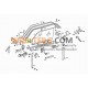 Sealing gasket for window guide rail, side window, fits Mercedes W123 C123 Coupe CE CD A1237200117