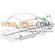 Originale Mercedes W123 C123 rivestimento del bagagliaio di copertura del bagagliaio A1236980089 W123, C123, S123, coupé, CE,