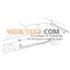 Borracha de proteção OE Mercedes Benz para tubo de porta, mangueira de proteção, abraçadeira W123 W201 W126 A1268210397