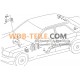 Borracha de proteção OE Mercedes Benz para tubo de porta, mangueira de proteção, abraçadeira W123 W201 W126 A1268210397
