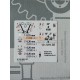 OE Hinweisschild Abziehbild Aufkleber Motor Ventilspiel M102 W123 A1025840640