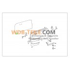 Mercedes Benz Tætningsfoliedør A1237270387 W123 C123 CE CD Coupé