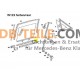 Mercedes Benz tiivistekiskon tiivisteikkunan akseli A1267250365 W123 S123 W126