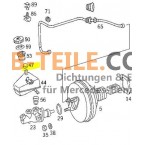Mercedes Benz Schutzkappe Bremsflüssigkeitsbehälter reservoir W123 W201 W126 W124 uvm. A0004319087